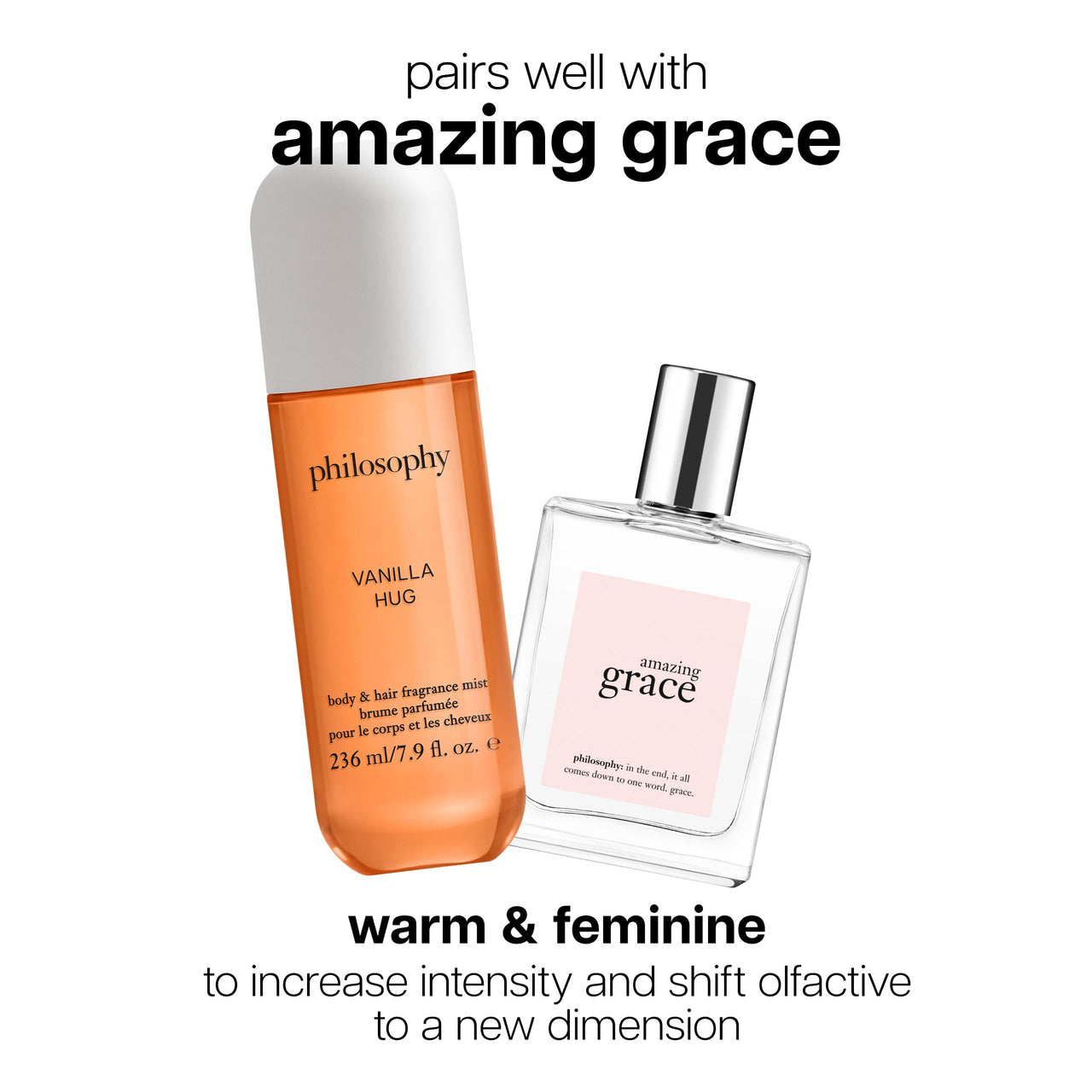 philosophy Vanilla Hug Hair and Body Mist - 7.9 fl oz