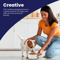 Thumbnail for SPOT Ceramic Stoneware- Pet Bowl for Cats, Kittens and Mini Dogs, Classic Heavy Duty Non-Slip Ceramic Bowl for Food and Water -2.75in Diameter