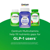 Thumbnail for Centrum MultiGummies Gummy Multivitamin for Adults, Multivitamin/Multimineral Supplement with Vitamins D, B and E, Assorted Fruit Flavor - 18 Count