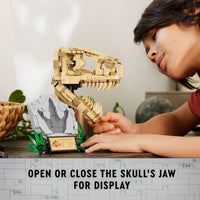 Thumbnail for LEGO Jurassic World Dinosaur Fossils: T Rex Skull Building Toy - Dinosaur Toy for Boys & Girls, Ages 9+ Years - Gift for Christmas - Display for Bedroom - 76964