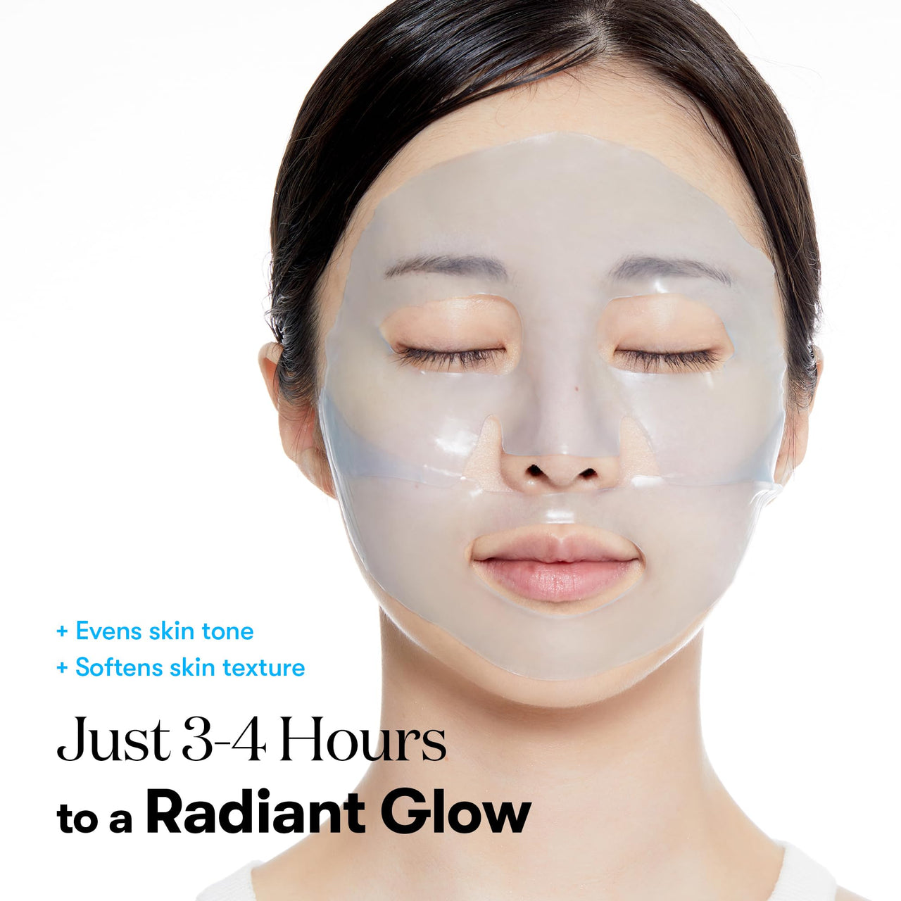 VT COSMETICS Hydrop Reedle Shot 100hl 2-Step Hydrogel Mask(34.5gx4ea), Intensive Hydrating, Exosome Hyaluronic Acid, Dewy & Glass Skin, Overnight Melting Mask, Korean Facial Mask