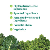 Thumbnail for Garden of Life Perfect Food Super Green Formula - 60 Servings, 45 Superfoods, Greens, Fruit & Veggie Juice Superfood Powder Supplement, Probiotics & Organic Spirulina for Digestion & Immune Health
