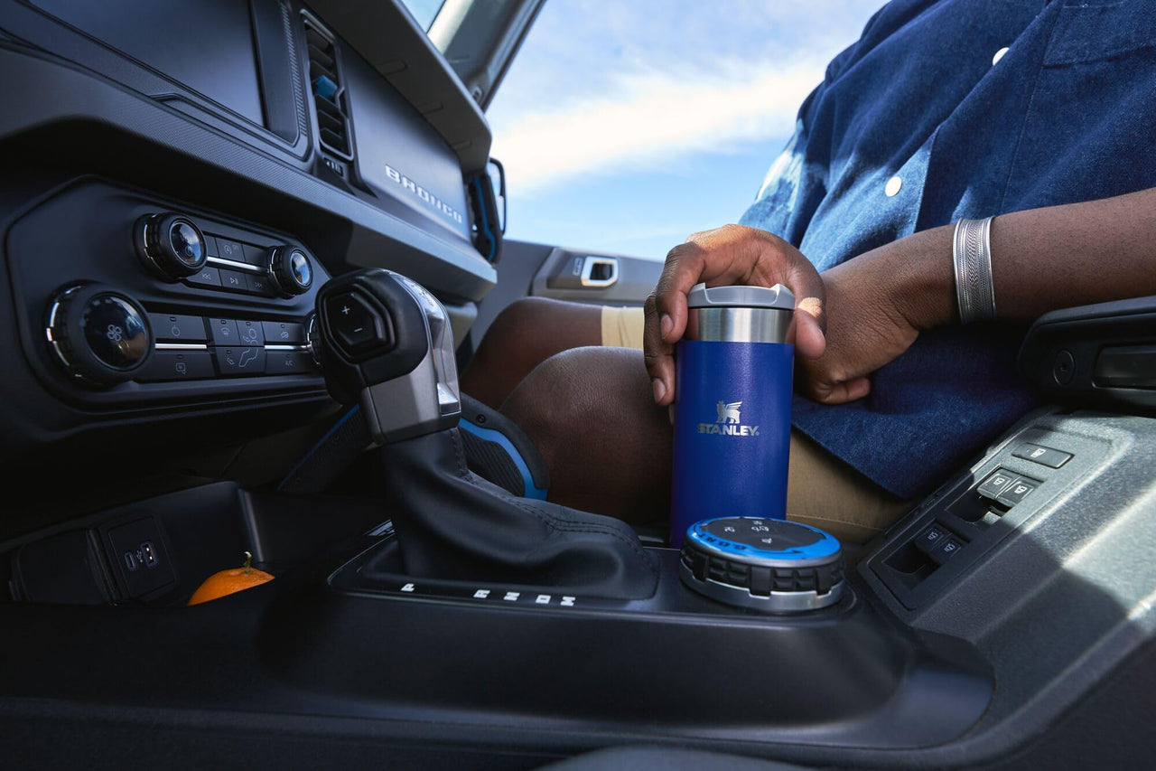 Stanley AeroLight Transit Bottle 20 oz | Locking Drink Through Lid | Leak Resistant Water Bottle or Coffee Travel Mug | Lightweight Insulated Stainless Steel | BPA-Free | Lapis Glimmer