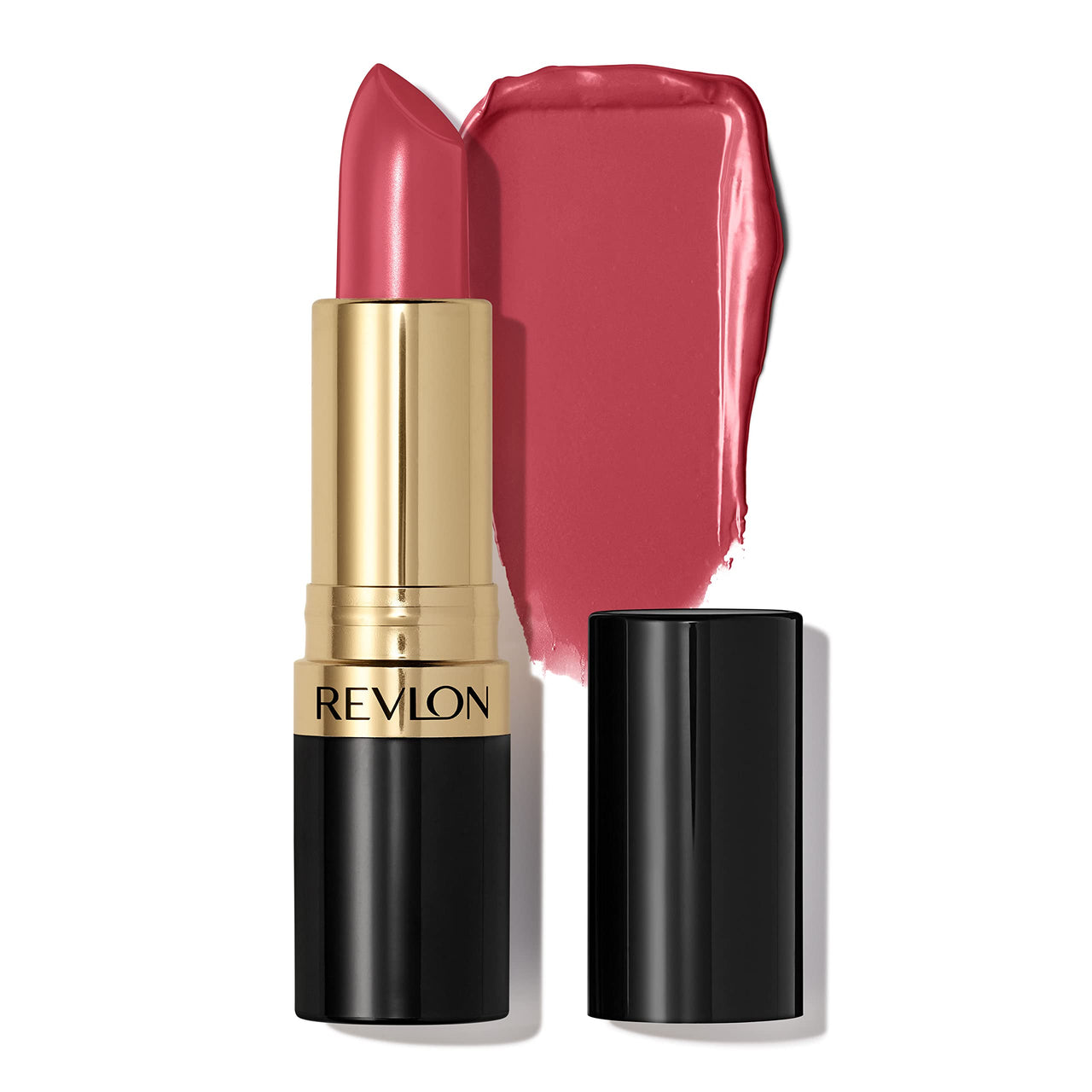 Revlon Super Lustrous Lipstick, Creamy Formula For Soft, Fuller-Looking Lips, Moisturized Feel, 423 Pink Velvet, 0.15 oz