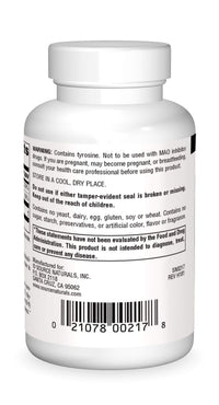 Thumbnail for Source Naturals N-Acetyl L-Tyrosine Dietary Supplement - 120 Tablets