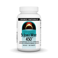 Thumbnail for Source Naturals St. John's Wort 450 mg Supports a Positive Mental Outlook - 180 Tablets