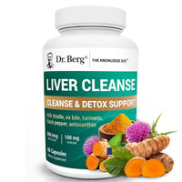 Thumbnail for Dr. Berg Liver Cleanse Detox Capsules w/Unique Blend of Milk Thistle, Ox Bile & Folate - Liver Supplement Includes Turmeric, Black Pepper & Choline - 60 Capsules