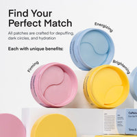Thumbnail for TEREZ & HONOR Under Eye Patches for Dark Circles - 60 Korean Hydrogel Masks for Puffiness, Bags with Caffeine, Hyaluronic Acid, Niacinamide - Undereye Brightening, Hydrating, Anti-Wrinkle & Cooling