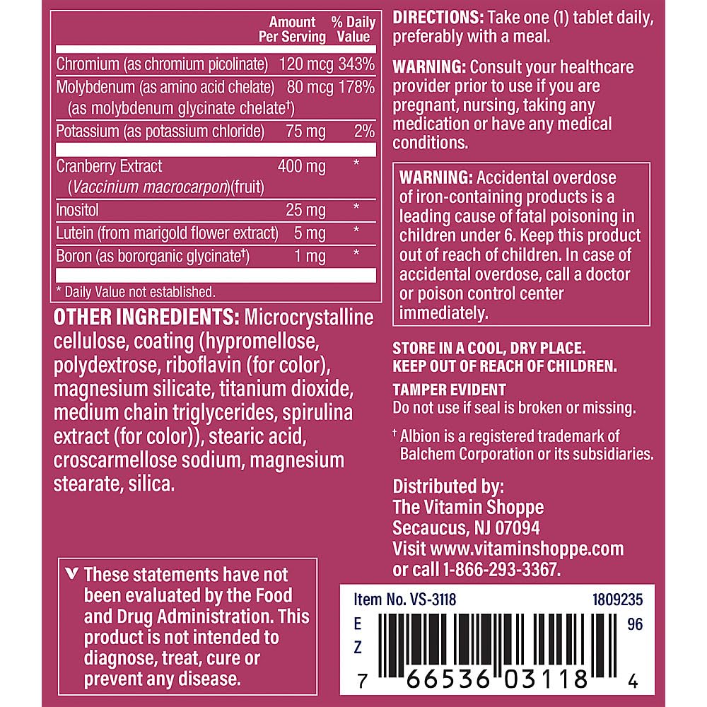 The Vitamin Shoppe One Daily Women's Multivitamin (180 Tablets)