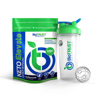 Thumbnail for BioTrust Keto Elevate Pure C8 MCT Oil Powder (Unflavored) BlenderBottle Bundle