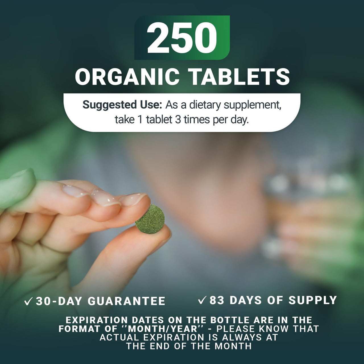 Dr. Berg's Greens Superfood Cruciferous Vegetable Tablets - Vegetable Supplements for Adults w/ 11 Phytonutrient Super Greens Tablets - Energy, Immune System & Liver Veggie Tablets - 250 Tablets