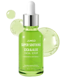 Thumbnail for [JUMISO] Super Soothing Cica & Aloe Facial Serum 1.01 fl. oz / 30ml | Moisturizing, Calming, Revitalizing Serum for Sensitive Skin | Vegan, Centella and Aloe Extract