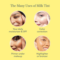 Thumbnail for Beekman 1802 Milk Tint Face Primer with SPF 43, Deep - Oxybenzone Free - 1 oz - Tinted Mineral SPF, Makeup Primer & Moisturizer - Blends Seamlessly - Good for Sensitive Skin - Cruelty Free