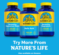 Thumbnail for Nature's Life Malic Acid 800 mg | Chelating Agent May Help Support Energy & Muscle Comfort | No Gluten, Non-GMO | 100 Count