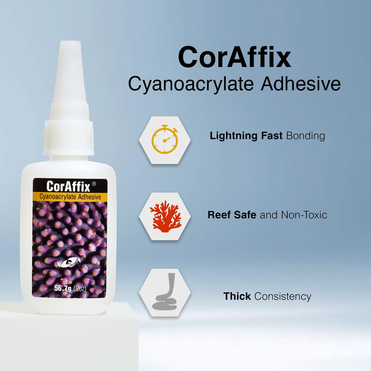 Two Little Fishies ATLCF2 Coraffix Cyanoacrylate Adhesive, 2-Ounce