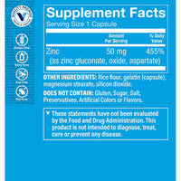 Thumbnail for The Vitamin Shoppe Zinc 50mg per Serving (300 Capsules)