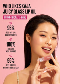 Thumbnail for Kaja Juicy Glass Lip Plumping Oil | 05 Plum Paloma | Hydrating, Feel Plumped and Lightweight with Vitamin Tree Fruit Oil, Vegan, Cruelty-Free, Clear Tint Stain Shine Gloss Plumper, Mother's Day