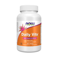 Thumbnail for NOW Foods Supplements, Daily Vits™, One Tablet Daily with Lutein & Lycopene, 250 Tablets