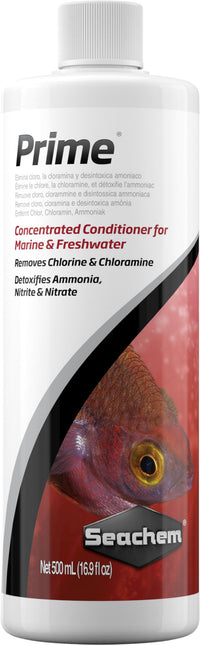 Thumbnail for Seachem Prime Fresh and Saltwater Conditioner - Chemical Remover and Detoxifier 500 ml