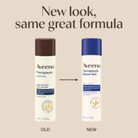 Thumbnail for Aveeno Therapeutic Shave Gel with Oat and Vitamin E to Help Prevent Nicks and Cuts, Soothes Dry Skin and Provides a Close, Smooth Shave with Less Irritation, Fragrance-Free, 7 oz