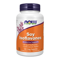 Thumbnail for NOW Foods Supplements, Soy Isoflavones, 60 mg (Plant Compounds Particularly Concentrated in Soybeans, like Genistein, Daidzein and Glycitein), 120 Veg Capsules