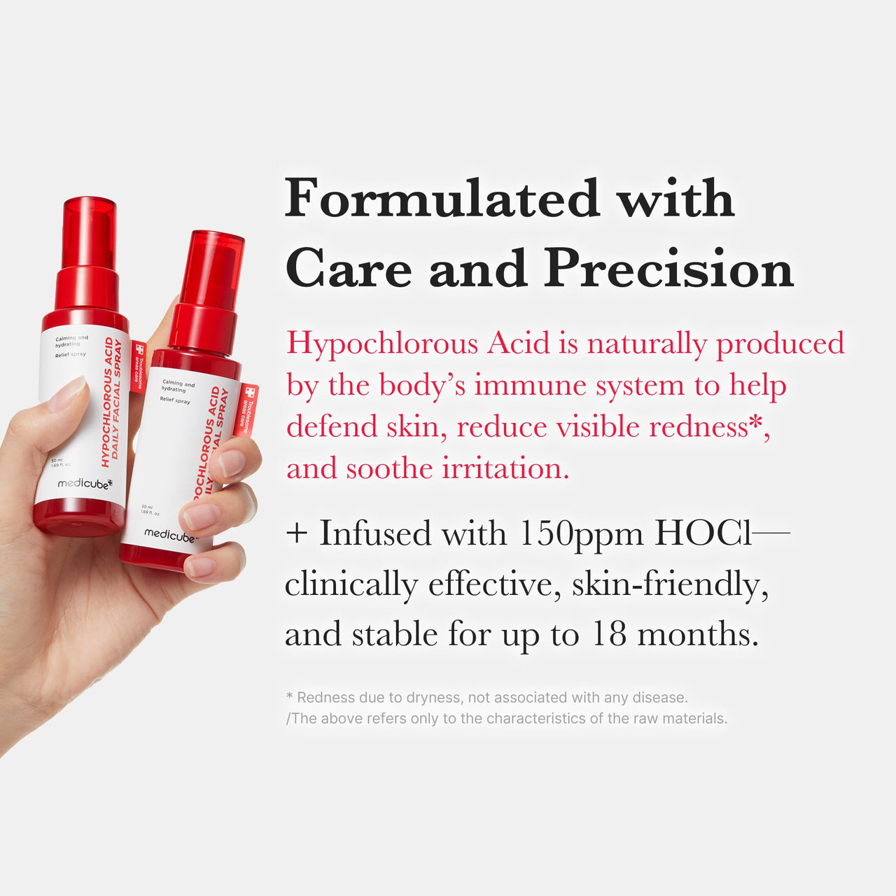 medicube Power Soothing Spray | Hypochlorous Acid Spray For All Skin Types, Delicate Skin | Daily Skin Solution & Post-Sun Care | HOCI Facial Mist for Soothing & Calming | Korean Skincare | 1.69 fl.oz