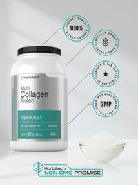 Thumbnail for Horbaach Multi Collagen Protein Powder 32 oz | Type I, II, III, V, X | Hydrolyzed Collagen Peptides | Keto & Paleo Friendly | Unflavored & Gluten Free
