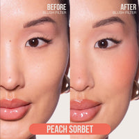 Thumbnail for Huda Blush Filter Liquid Blush - Peach Sorbet (Peachy Tangerine) - 0.15 fl oz / 4.5 mL