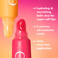 Thumbnail for e.l.f. Squeeze Me More Lip Balm Duo, Moisturizing Balm For A Sheer Tint Of Color, Made With Hyaluronic Acid, Vegan & Cruelty-Free, Mango & Watermelon
