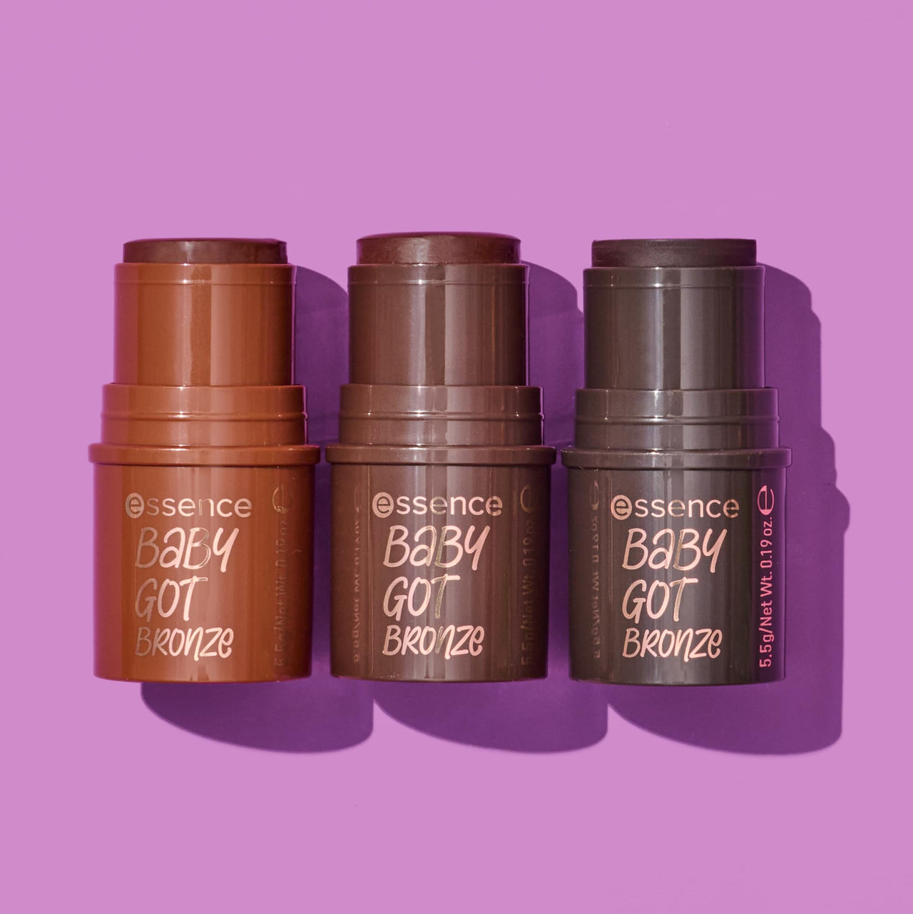essence | Baby Got Bronze Stick | Cream Bronzer Easy to Apply & Blend | Vegan & Cruelty Free | Free From Gluten, Parabens, Preservatives, & Microplastic Particles (60 | Crush on Caviar)