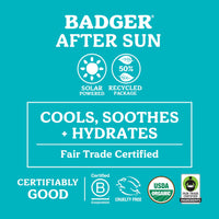 Thumbnail for Badger Coconut After Sun with Organic Cocoa Butter & Shea Butter, Rescue Balm, Soothing & Cooling Balm for Tight Dry Skin After Sun Exposure, 2 oz