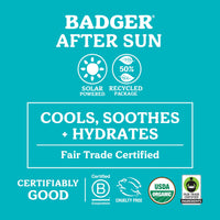Thumbnail for Badger Coconut AfterSun Balm, 100% Organic Soothing Sunburn Relief, Great Smelling, Moisturizing & Hydrating After Sun Skin Care, 2 oz Tin