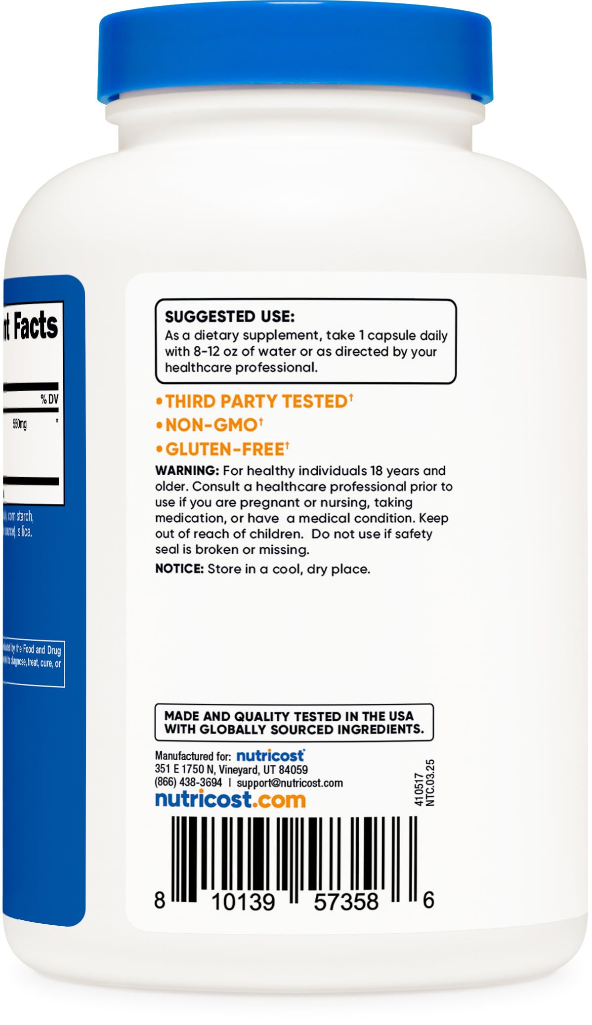 Nutricost Ginger Root Extract 240 Capsules for 240 Servings Per Bottle - Gluten Free, Non-GMO