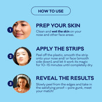 Thumbnail for Bioré Nose+Face Blackhead Remover Strips, Deep Cleansing Strips for Nose, Chin, or Forehead, Instant Blackhead Removal and Pore Unclogging, Oil-free, Non-Comedogenic Use, 14 Count