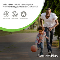 Thumbnail for NaturesPlus Herbal Actives Red Yeast Rice 600mg & CoQ10 100mg, Extended Release - 30 Vegan Tablets - Maximum Potency Supplement, Antioxidant - Vegetarian, Gluten-Free - 30 Servings