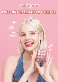 Thumbnail for COLORGRAM Pin Point Eyeshadow Palette 02 Pink+Mauve= | Ultra-Blendable Matte, Glitter, Shimmer Shades for Daily Makeup | K-Beauty Eye Palette with Easy-to-Use Calculator Design