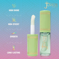 Thumbnail for Juvia's Place Magic Lip Oil - Honeydew - Smooth, Hydrating with Vitamin E for Soft, Glossy, Juicy Lips - Infused with Fruit Extracts - Tinted, Shimmering, Lightweight & Non-sticky Lip Oil for Summer