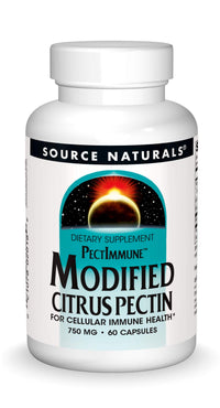 Thumbnail for Source Naturals PectImmune, Modified Citrus Pectin, For Cellular Immune Health*, 750mg - 60 Capsules