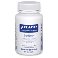 Thumbnail for Pure Encapsulations Iodine - Supplement to Support The Thyroid & Help Maintain Healthy Cellular Metabolism - with Premium Potassium Iodide - 120 Capsules