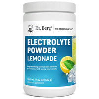 Thumbnail for Dr. Berg Zero Sugar Hydration Keto Electrolyte Powder - Enhanced w/ 1000 mg of Potassium & Real Pink Himalayan Salt (NOT Table Salt) - Lemonade Flavor Hydration Drink Mix Supplement - 100 Servings