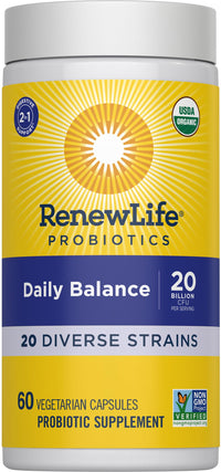 Thumbnail for Renew Life Daily Balance Probiotic, 60 CT