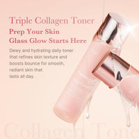 Thumbnail for Medicube Triple Collagen Toner - Hydrolyzed, Atelo, & Soluble Collagen for Deep Hydration & Plump Skin - Fast-Absorbing Formula for All-Day Suppleness, Korean Skincare (4.73 fl.oz.)