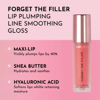 Thumbnail for Lawless Forget the Filler Lip Plumping Line Smoothing Gloss - Cherry Vanilla - Premium Volumizing Lip Gloss with Natural Ingredients Designed to Plump, Firm, and Hydrate Lips 0.11 oz