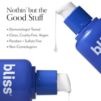 Thumbnail for Bliss Renew & Smooth Night Serum – Glycolic Acid + Polyhydroxy Acid Exfoliating Serum – Resurfaces Skin, Smooths Texture & Brightens Tone Overnight – 1 Fl Oz