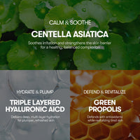 Thumbnail for VT COSMETICS CICA Daily Soothing Mask 30 Sheets, Centella Asiatica & Hyaluronic Acid for Moisturizing & Hydrating, Instant Calm & Glow, Skin Softening Facial Mask, Korean Face Mask