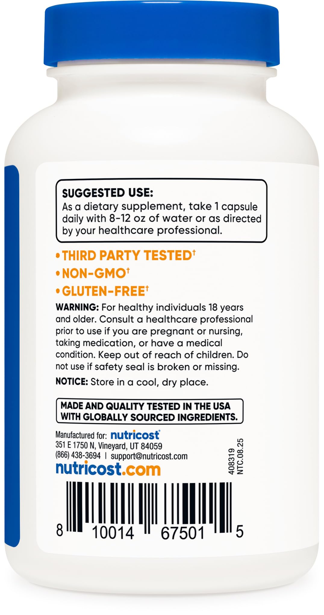 Nutricost Goldenseal Root 600mg, 120 Capsules - Non-GMO, Gluten Free, Vegetarian Capsules
