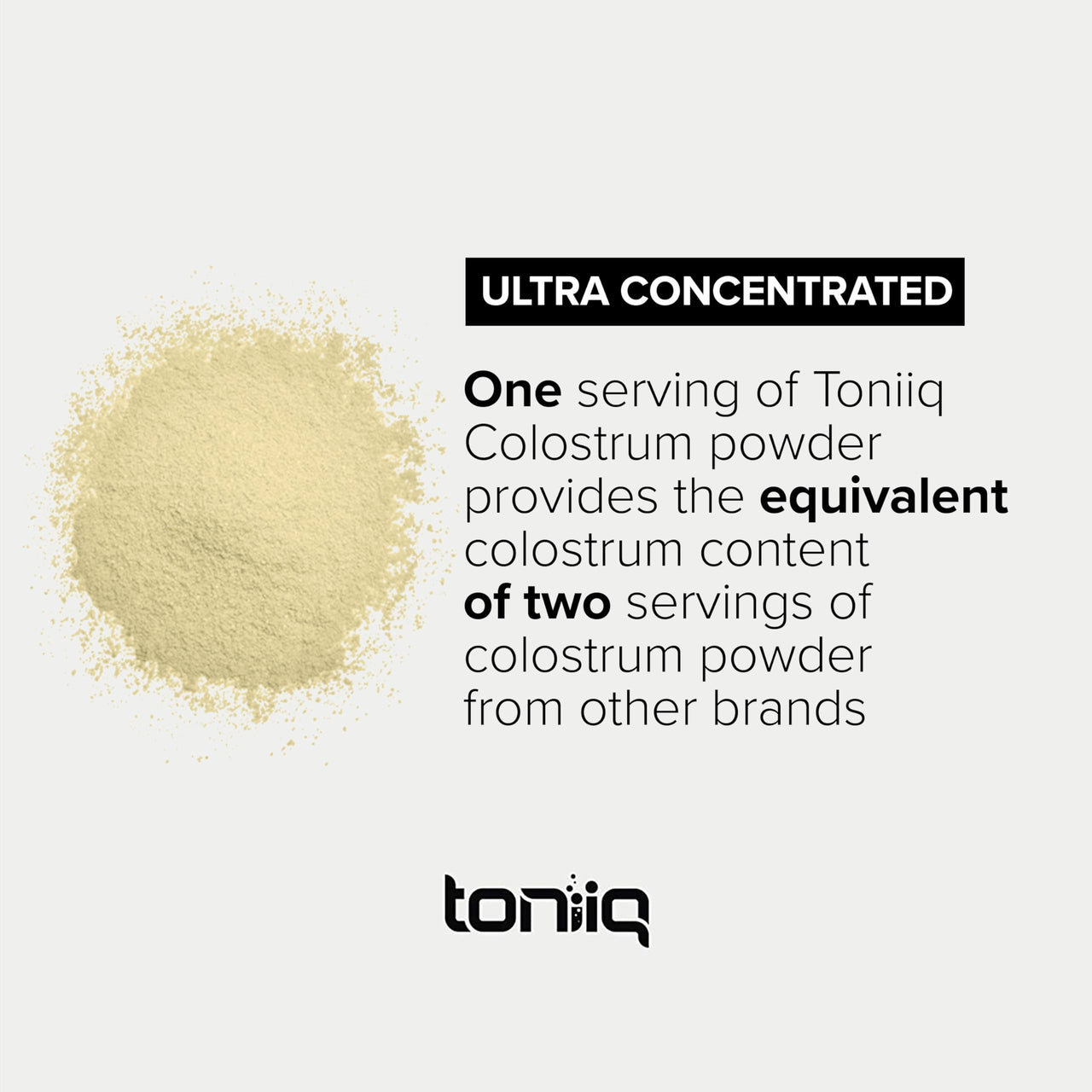Ultra High Strength Bovine Colostrum Powder - 50% IgG - 2,000mg per Serving - Third Party Tested for Potency - Supports Immune, Gut, and Skin Health - 30 Servings -Premium Bovine Colostrum Supplement