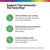 Thumbnail for Rainbow Light Vitamin C Gummies | 60 Count | Citrus Flavored | with Vitamin E | Immune & Antioxidant Support for Adults and Kids