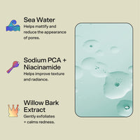 Thumbnail for Bubble Skincare Break Even Balancing Face Toner - Gentle Exfoliating Toner & Pore Minimizer for Normal to Oily Skin Types - Skin Care Formulated with Green Tea Extract and Niacinamide (100ml)