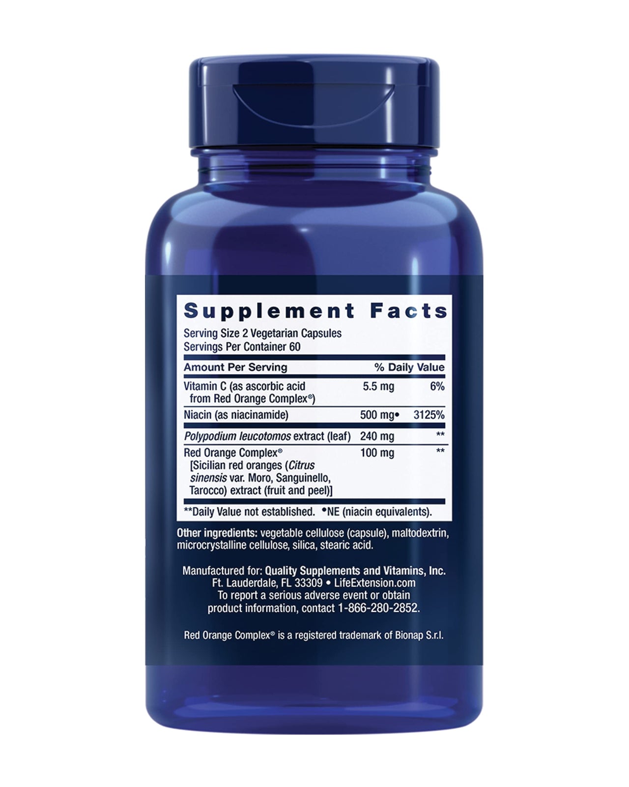 Life Extension Shade Factor, Safeguard Your Skin from The Inside Out, Gluten-Free, Non-GMO, Vegetarian, 120 Capsules